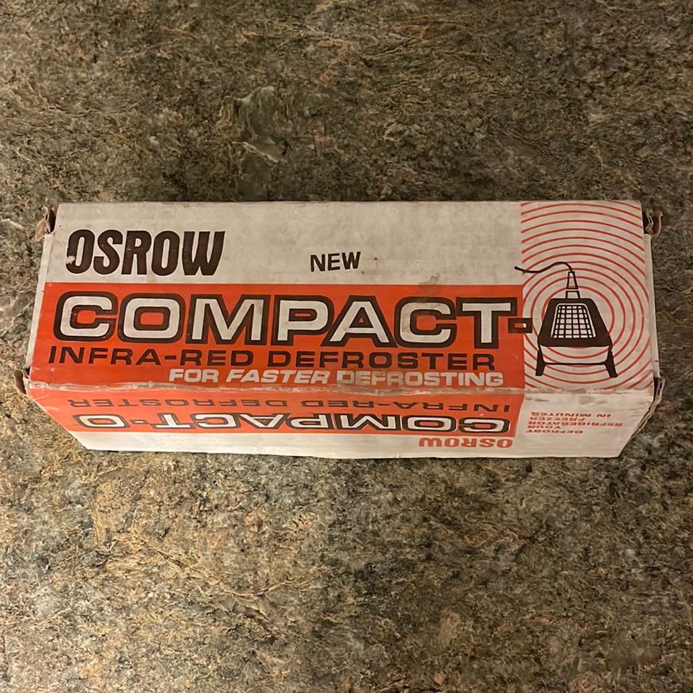 Antique Ostia Compact I fr/Red Defroster for Faster Fridge & Freezer Defrosting